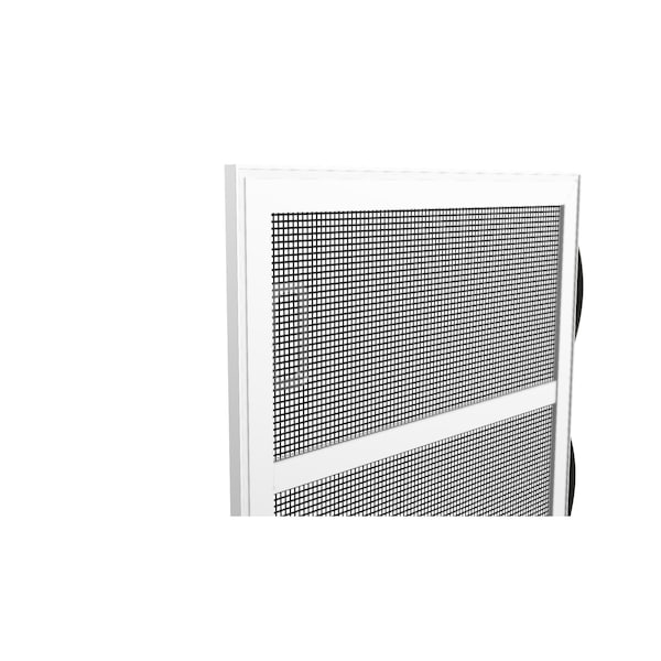 33.625 In. W X 33.625 In. H Double Hung Window Screen, DH2, Standard Aluminum Mesh, White